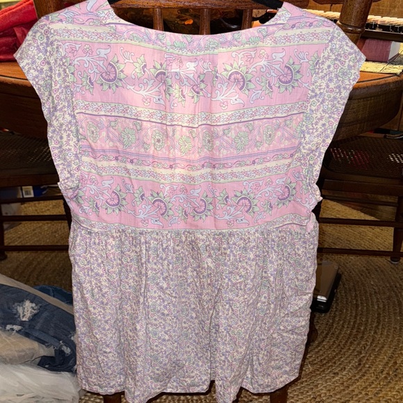 Lucky Brand Women's Lavender Floral Blouse - Picture 3 of 3